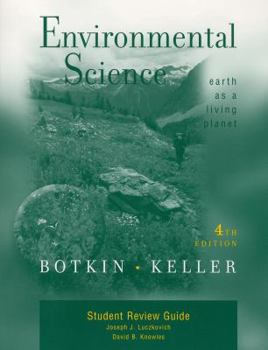 Paperback Environmental Science, Student Companion CD-ROM: Earth as a Living Planet Book