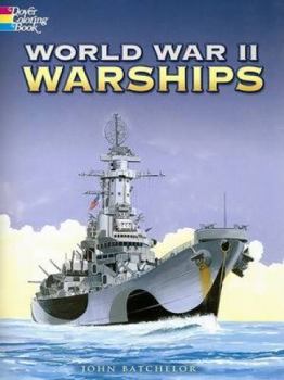 Paperback World War II Warships Coloring Book