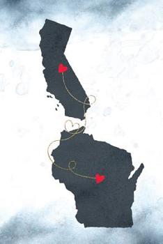 California & Wisconsin: Long Distance Out of State Notebook - Blank Lines