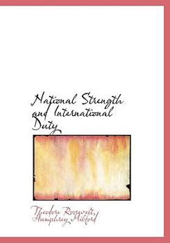 Hardcover National Strength and International Duty Book