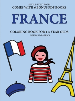 Paperback Coloring Book for 4-5 Year Olds (France) Book