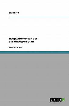 Paperback Hauptströmungen der Sprachwissenschaft [German] Book