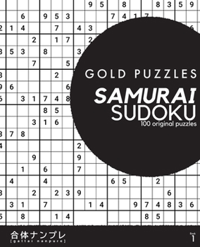 Paperback Gold Puzzles Samurai Sudoku Book 1: 100 original samurai sudoku puzzles Book