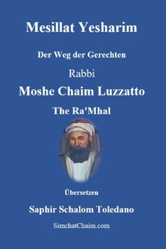 Paperback Mesillat Yesharim - Der Weg der Gerechten [German] [Large Print] Book