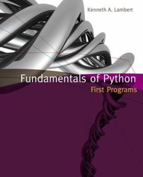 Paperback Fundamentals of Python: First Programs Book