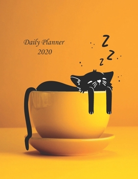 Cool and Vintage Daily Planner 2020: January to December 2020 (53 weeks) 8.5 X 11 in, large space to note and write your daily schedule as well as a to do list.