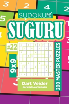 Paperback Sudoku Suguru - 200 Master Puzzles 9x9 (Volume 22) Book