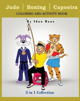 Paperback Judo, Boxing, Capoeira: Coloring & Activity Book