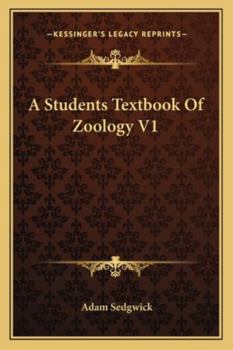 Paperback A Students Textbook Of Zoology V1 Book