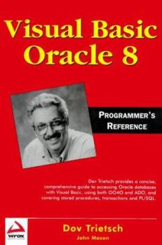Paperback Visual Basic Oracle 8 Programmer's Reference Book