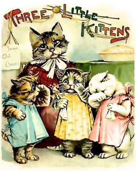 Paperback Three Little Kittens Book