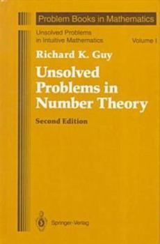 Hardcover Unsolved Problems in Number Theory Book