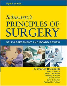Paperback Schwartz's Principles of Surgery Self-Assessment and Board Review Book