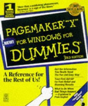 Paperback PageMaker 6.5 for Windows for Dummies Book