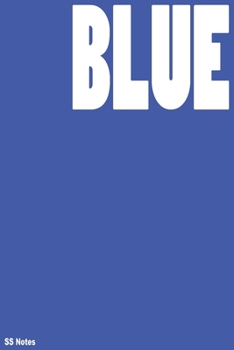 Paperback Blue color blank notebook Book
