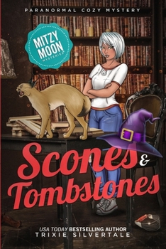 Paperback Scones and Tombstones: Paranormal Cozy Mystery Book