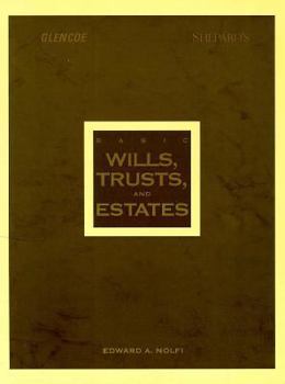 Paperback Basic Wills, Trusts, and Estates (Legal Studies Series) Book