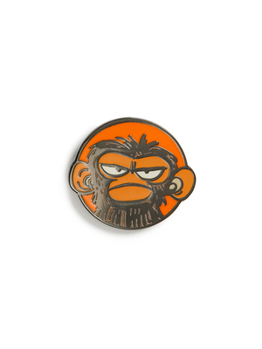 Misc. Grumpy Monkey Enamel Pin Book