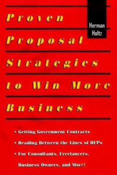 Hardcover Proven Proposal Strategies to Win More Business Book