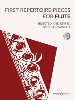 Paperback First Repertoire Pieces Flute for Flute and Piano Book/Audio Online Book