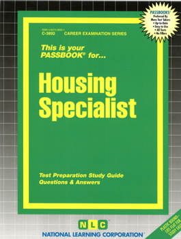 Spiral-bound Housing Specialist: Passbooks Study Guide Book