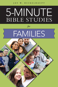 Paperback 5-Minute Bible Studies: For Families Book