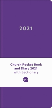 Hardcover Church Pocket Book and Diary 2021 Purple Book