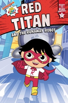 Paperback Red Titan and the Runaway Robot: Ready-To-Read Graphics Level 1 Book
