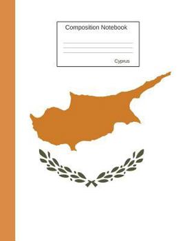 Paperback Cyprus Composition Notebook: Graph Paper Book to write in for school, take notes, for kids, students, geography teachers, homeschool, Cypriot Flag Book