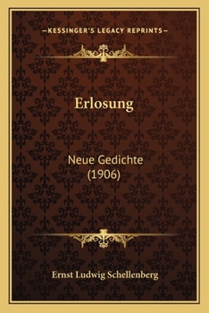 Paperback Erlosung: Neue Gedichte (1906) [German] Book