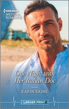 Mass Market Paperback One Night with Her Italian Doc [Large Print] Book