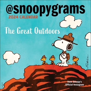 Calendar Peanuts 2024 Mini Wall Calendar: The Great Outdoors Book