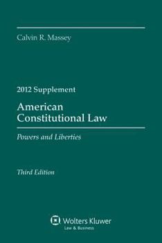 Paperback American Constitutional Law: Powers and Liberties 2012 Supplement Book