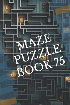 Paperback Maze Puzzle Book 75 Book