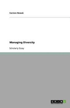 Paperback Managing Diversity Book