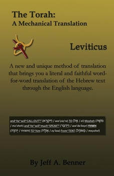 Paperback The Torah: A Mechanical Translation - Leviticus Book
