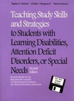 Paperback Teaching Study Skills and Strategies to Students Who Are Learning-Disabled, Add, or At-Risk Book