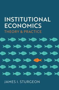 Paperback Institutional Economics: Theory and Practice Book