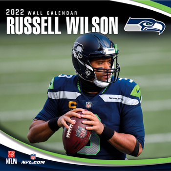 Calendar Seattle Seahawks Russell Wilson 2022 12x12 Player Wall Calendar Book