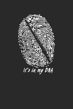 It's in my DNA: Transverse Flute Notebook 6 x 9 Lined Ruled Journal Gift For Flutists (108 Pages)