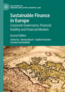 Hardcover Sustainable Finance in Europe: Corporate Governance, Financial Stability and Financial Markets Book