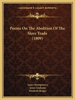 Paperback Poems On The Abolition Of The Slave Trade (1809) Book