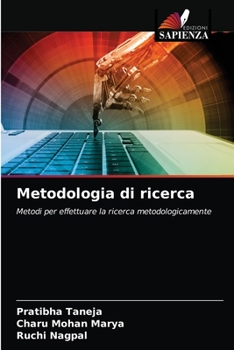 Paperback Metodologia di ricerca [Italian] Book