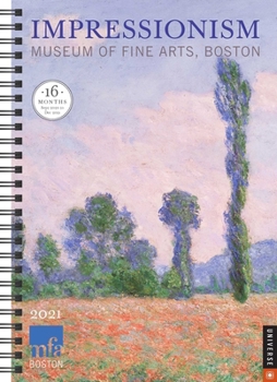 Calendar Impressionism 16-Month 2020-2021 Engagement Calendar Book