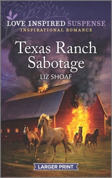 Mass Market Paperback Texas Ranch Sabotage [Large Print] Book