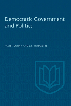 Paperback Democratic Government and Politics: Third Revised Edition Book