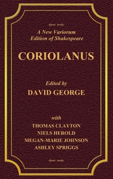 Hardcover A New Variorium Edition of Shakespeare CORIOLANUS Volume II Book