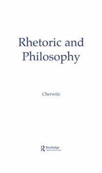 Hardcover Rhetoric and Philosophy Book