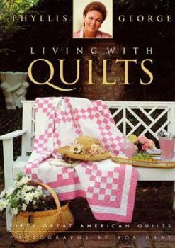 Hardcover Living with Quilts: Fifty Great American Quilts Book