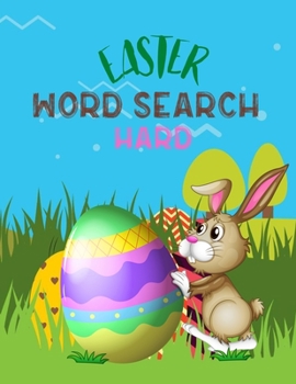 Paperback Easter Word Search Hard: Word Search Book For Adults, A Fun Easter Word Search Activity Book for Kids and Adult Book